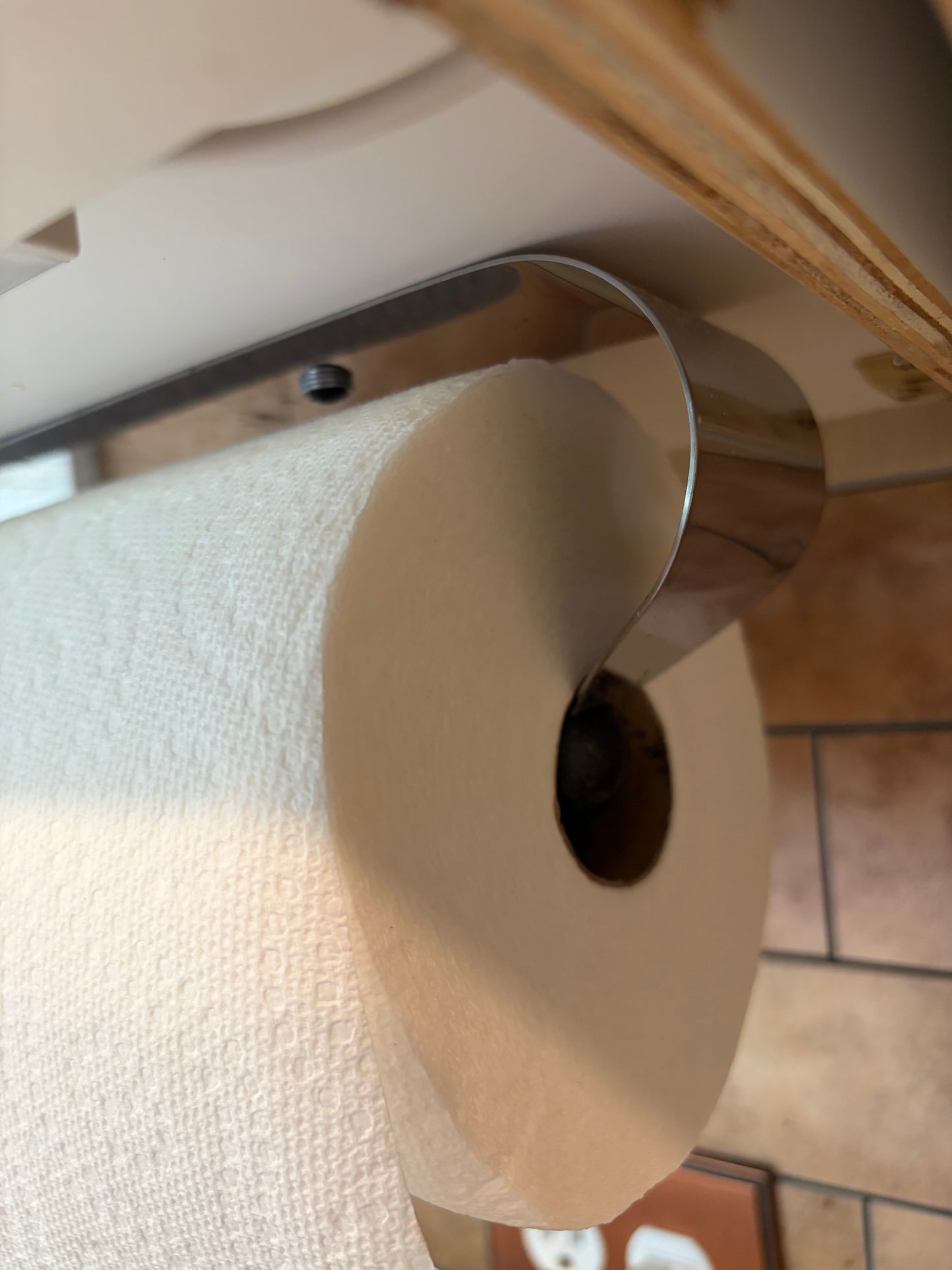 Under Cabinet Stainless Steel Paper Towel Holder (2-Pack)
