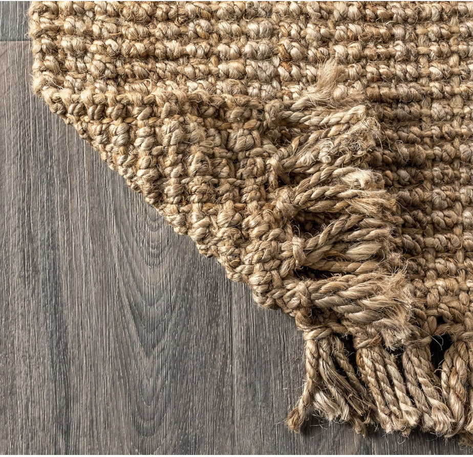 JONATHAN Y Natural Jute Area Rug