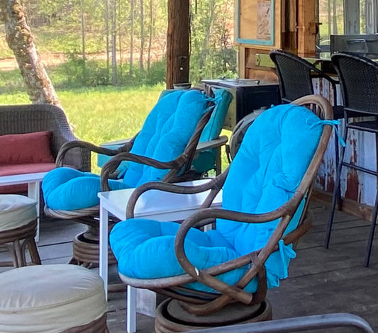 Turquoise Outdoor Chair Replacement Cushions