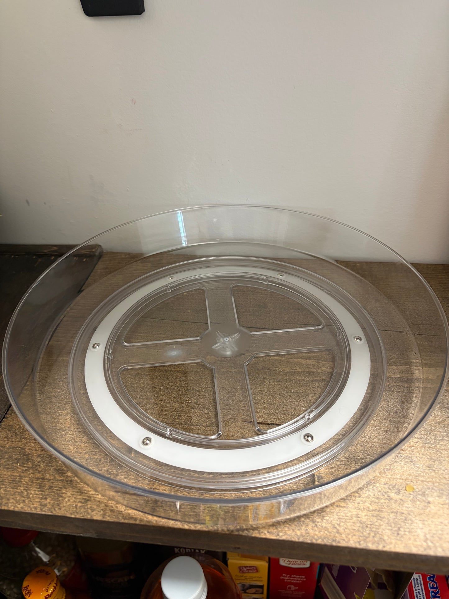 Clear Lazy Susan Turntable Organizer (2 Pack)
