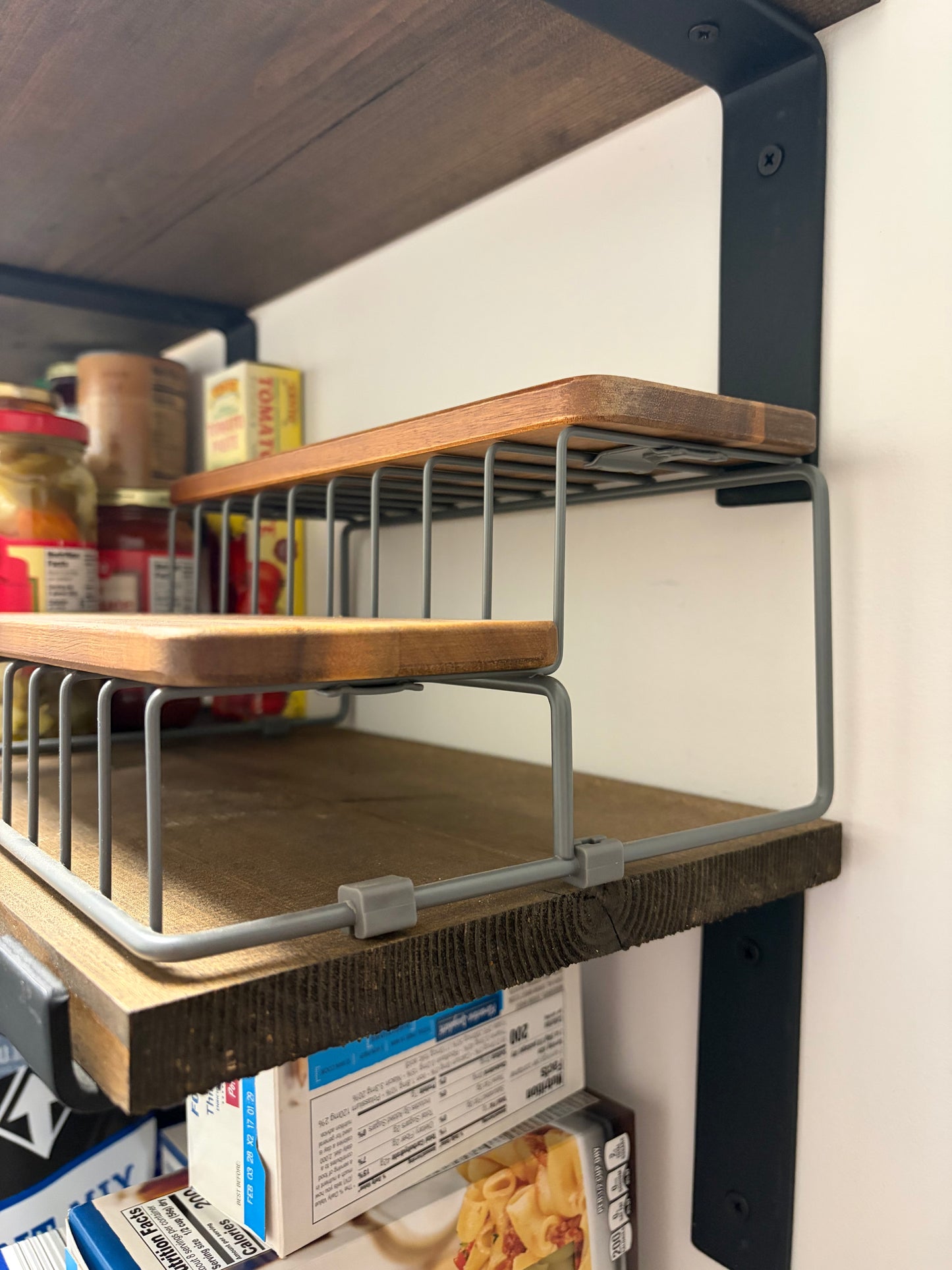 Wood & Metal Shelf Risers