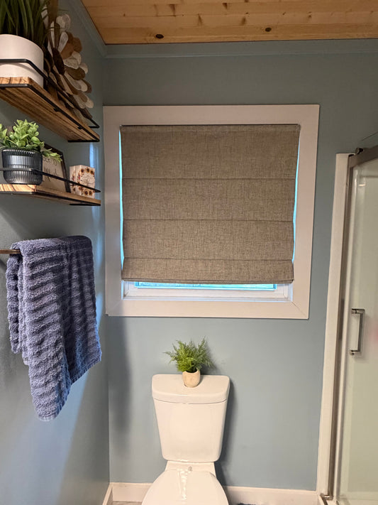 Joydeco Cordless Linen Roman Shades