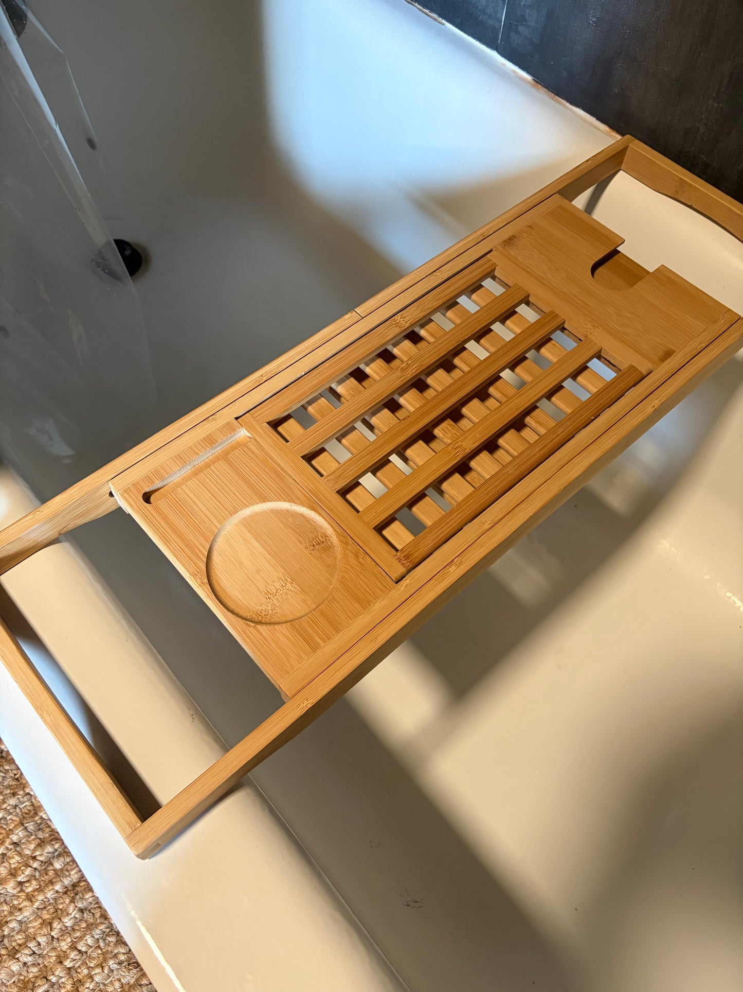 Bamboo Bathtub Caddy Tray
