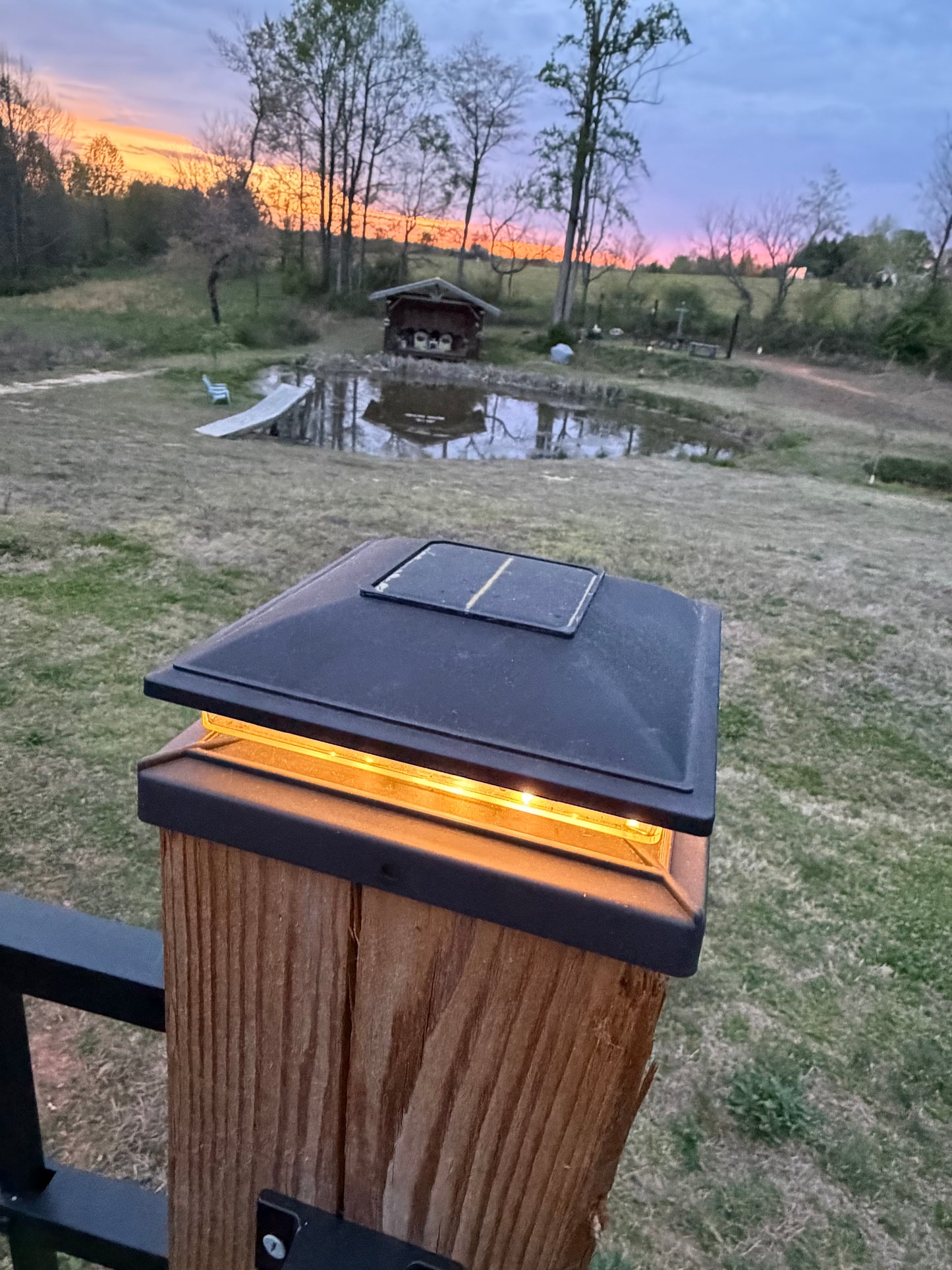 T-SUN Solar Post Cap Lights