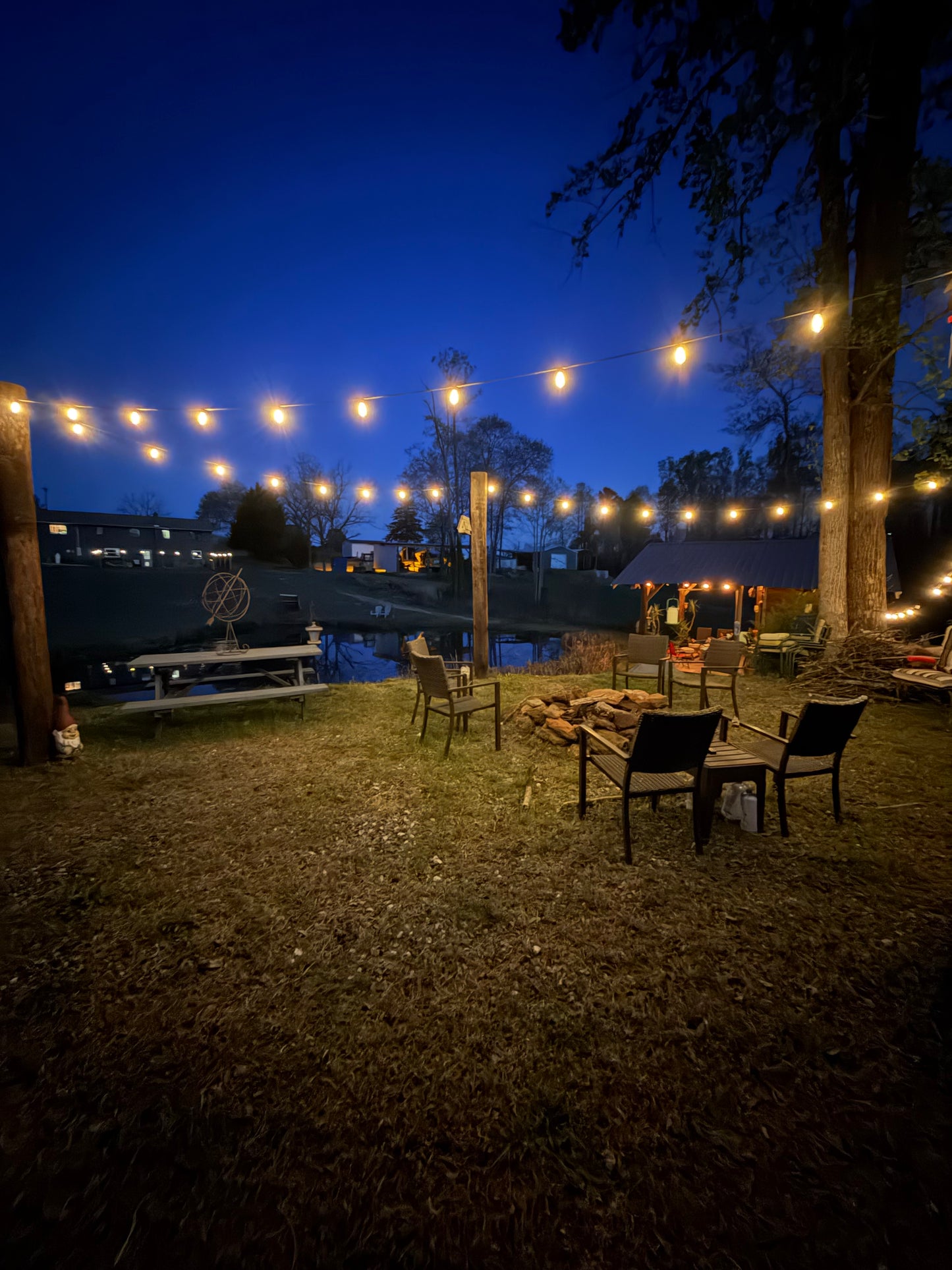 120' LED Outdoor String Lights