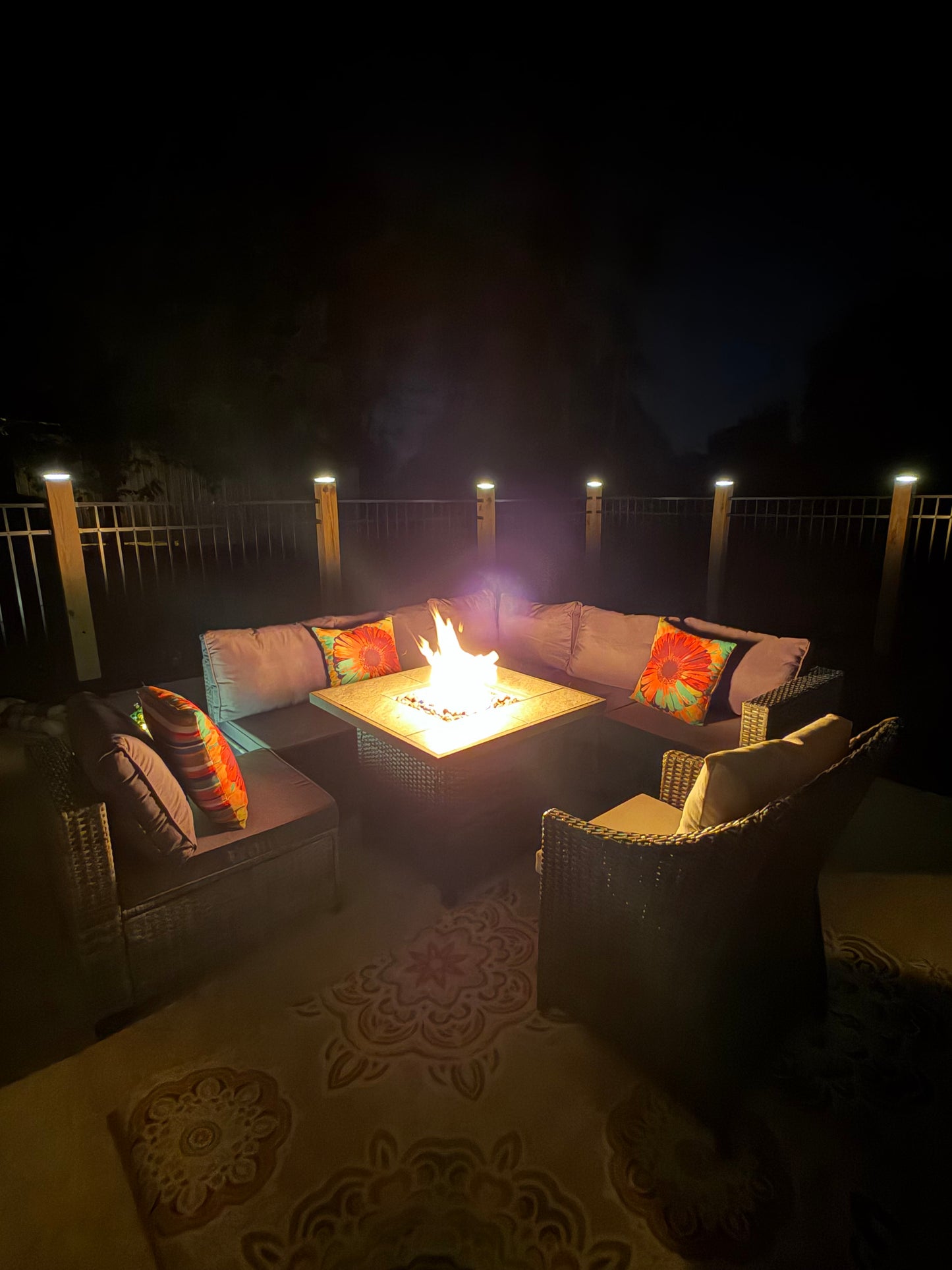 T-SUN Solar Post Cap Lights