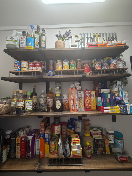 Wood & Metal Shelf Risers
