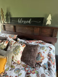 Rustic Farmhouse King Bed Frame