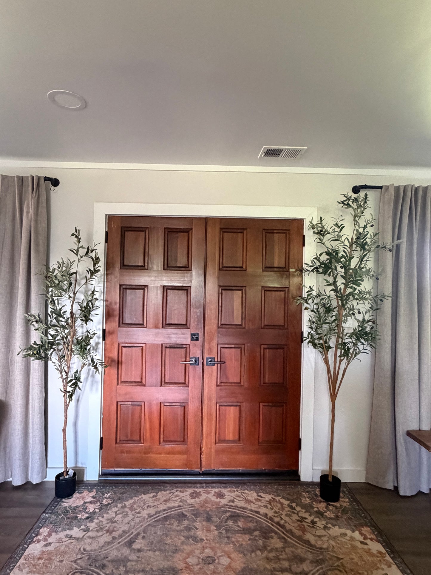 7' Faux Olive Tree