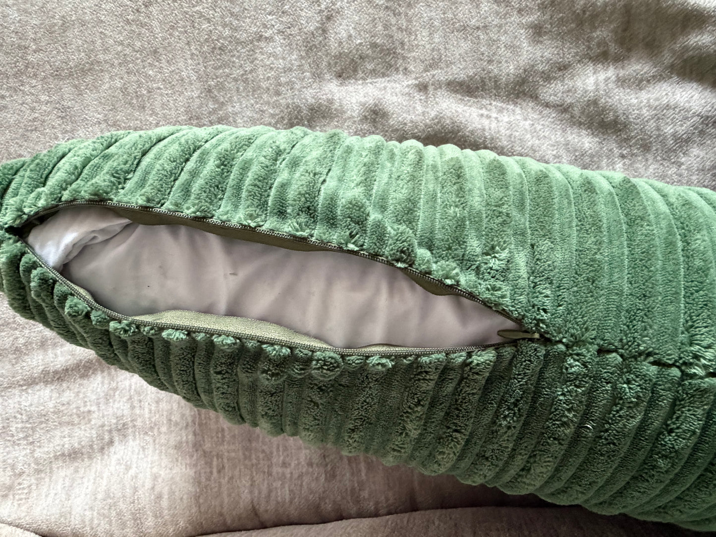 Green Corduroy Throw Pillow Covers