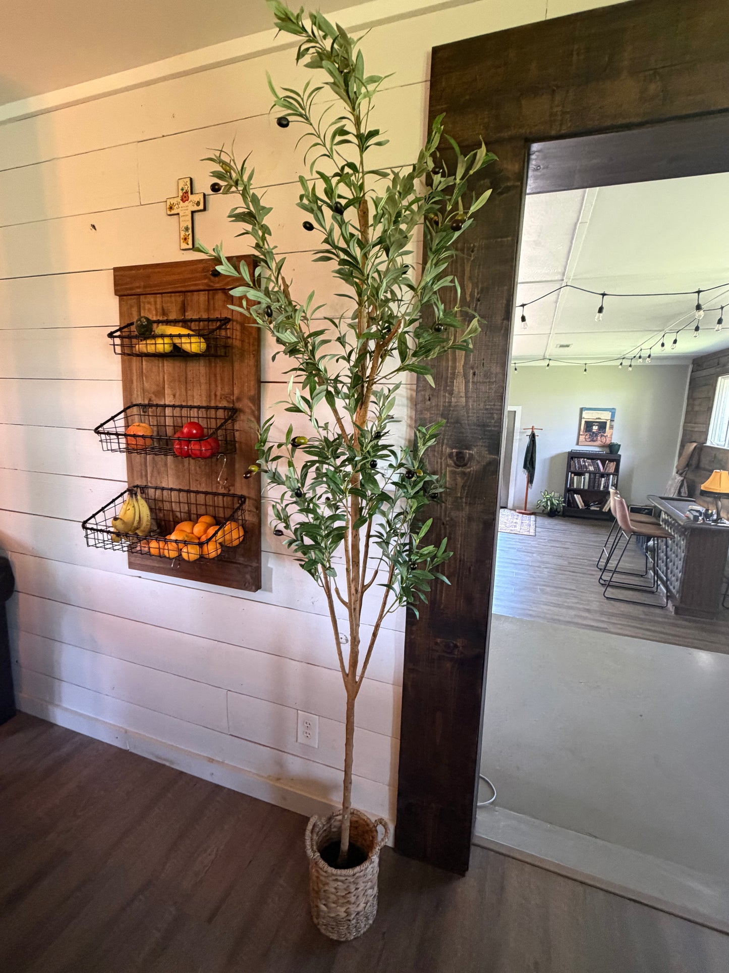 7' Artificial Olive Tree