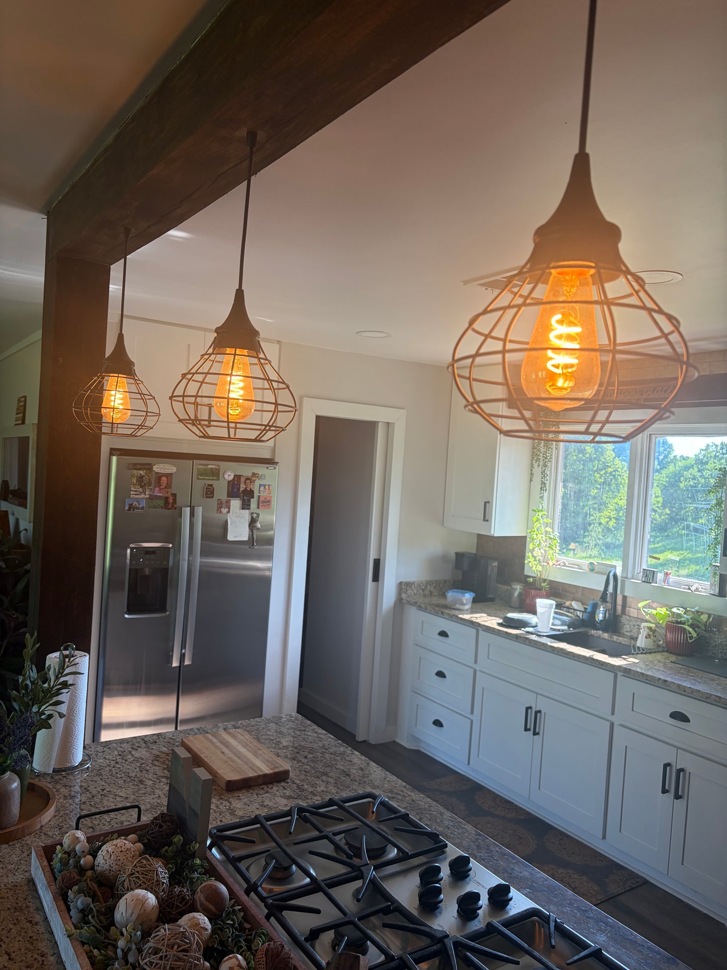 Industrial Cage Pendant Light