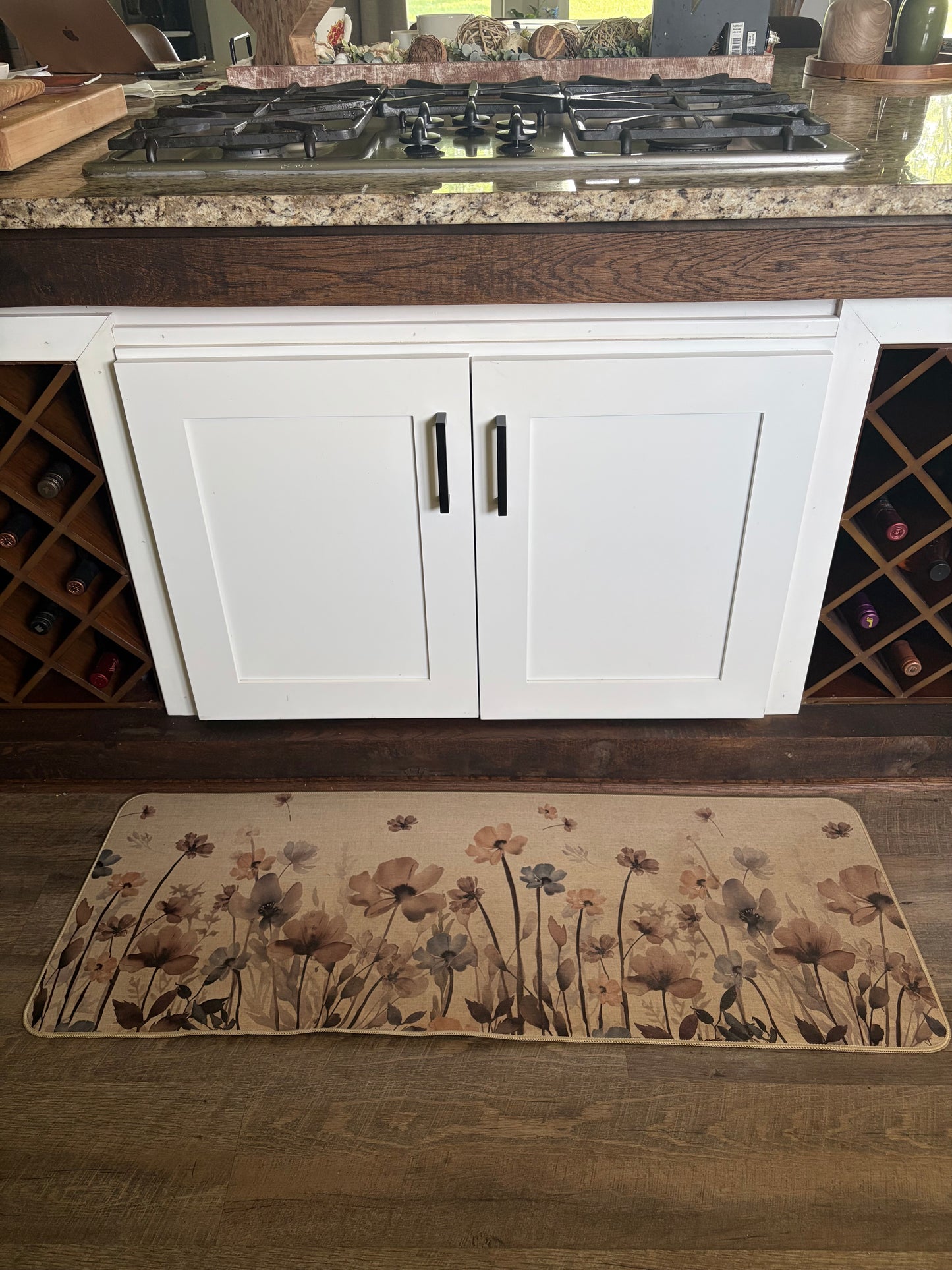 Vintage Floral Anti-Fatigue Kitchen Mat