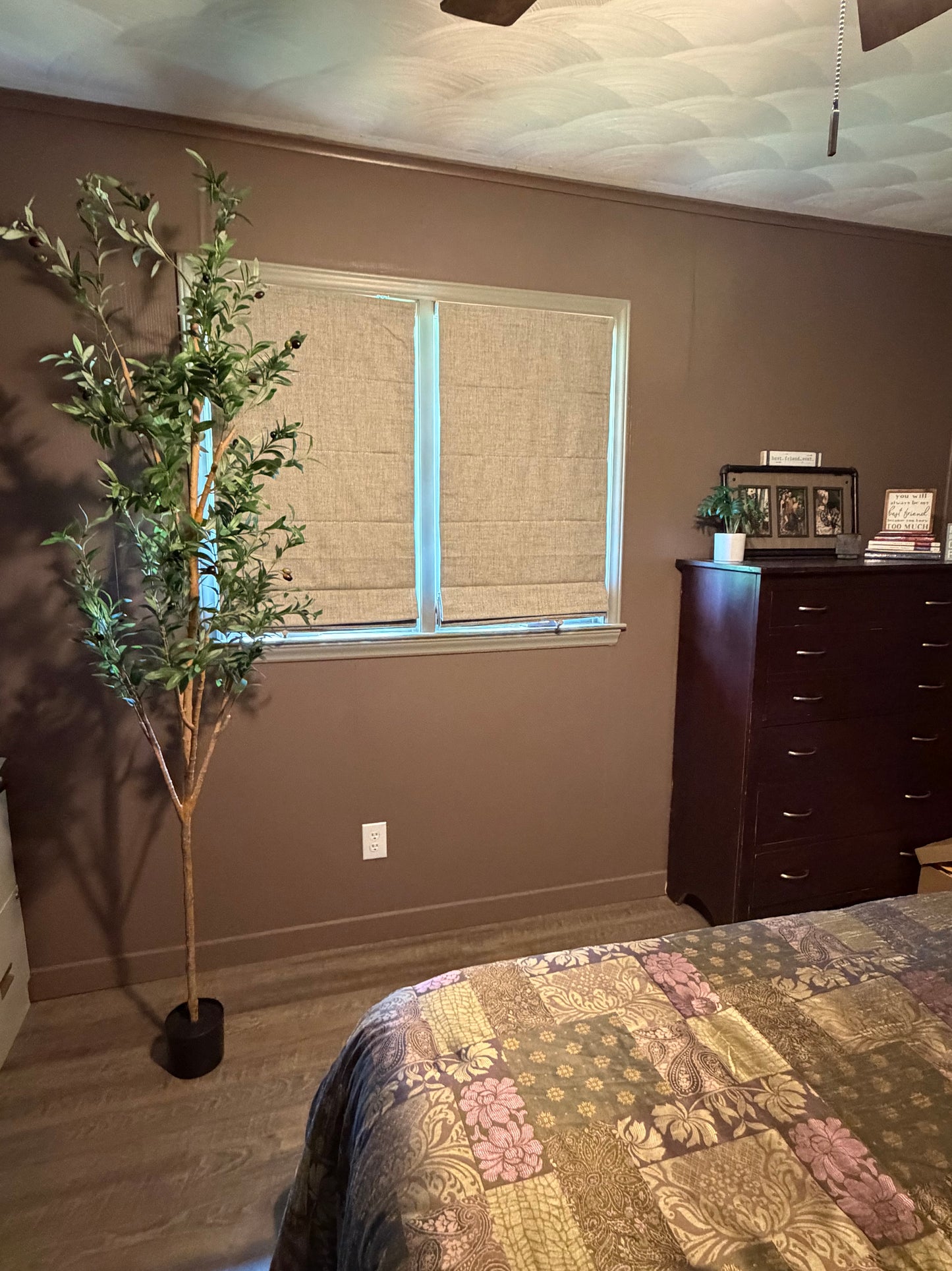 Joydeco Cordless Linen Roman Shades