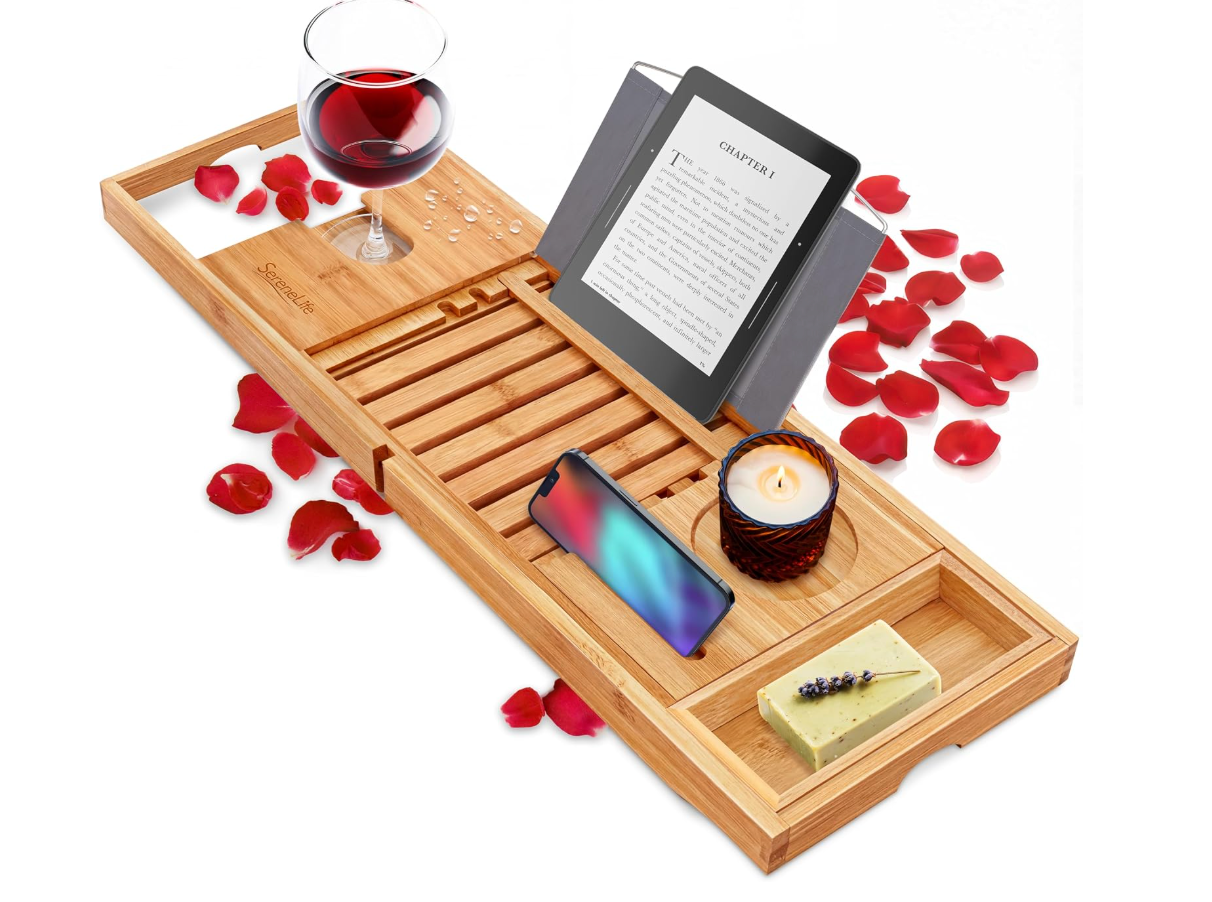 Bamboo Bathtub Caddy Tray
