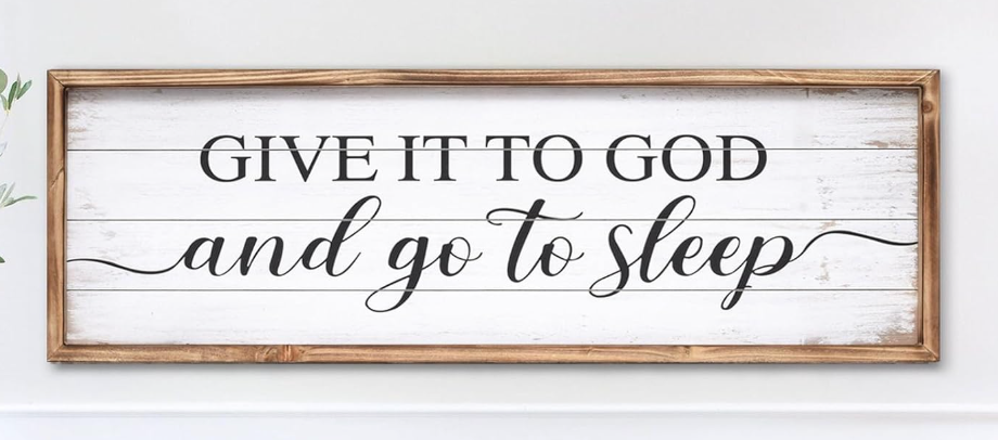 Faith-Inspired Bedroom Wall Sign