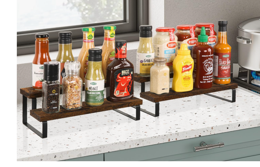 Wood & Metal Shelf Risers